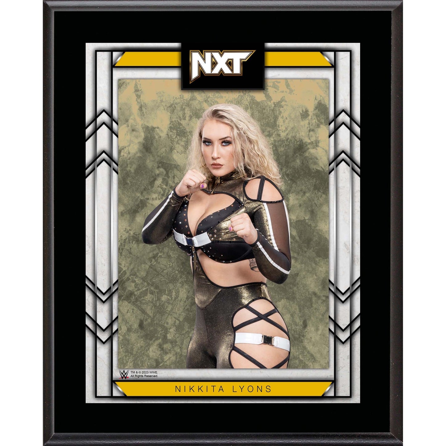 Nikkita Lyons WWE NXT 10.5" x 13" Sublimated Plaque