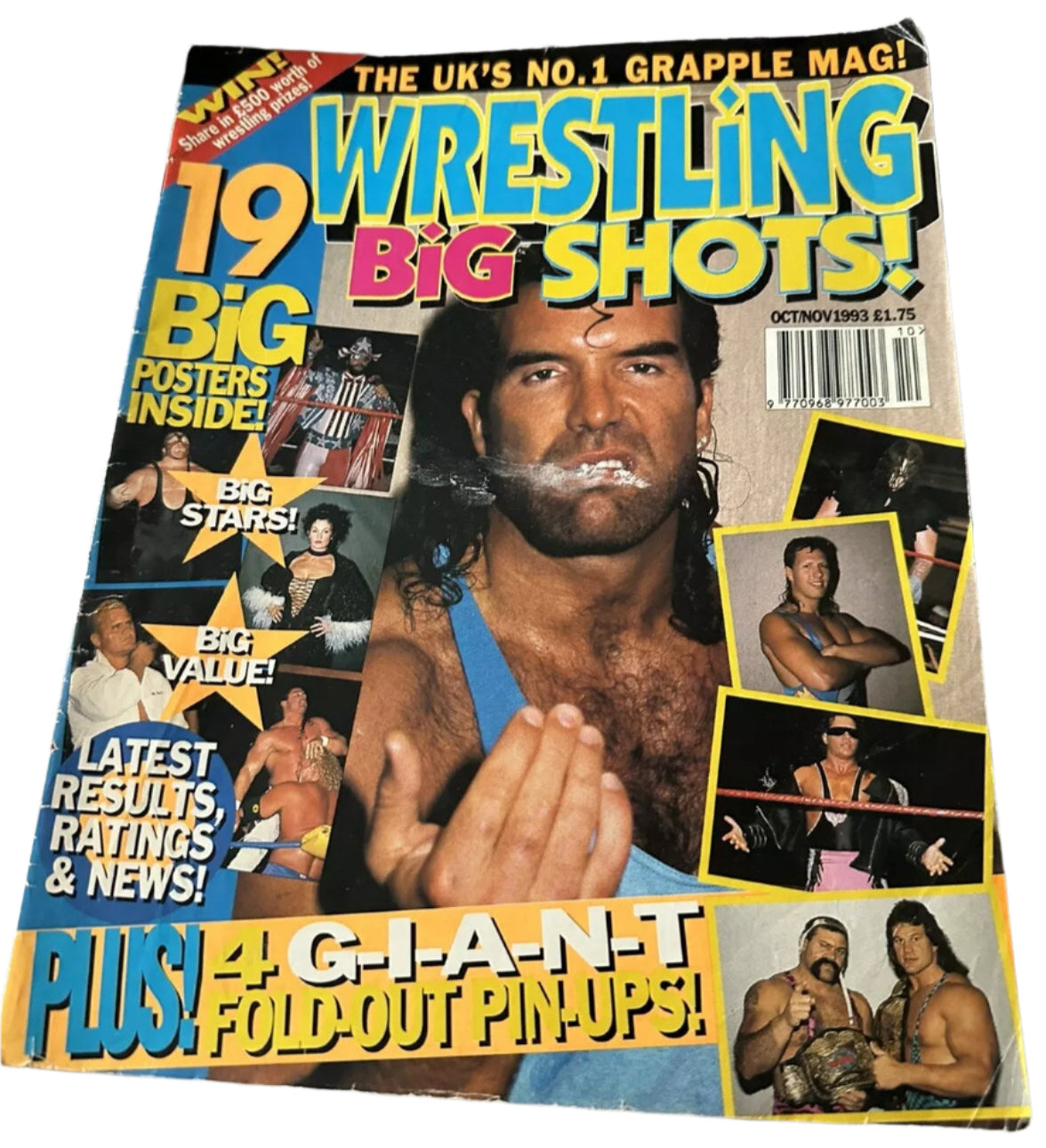 Wrestling Big Shots October/November 1993 Magazine PWcatalog