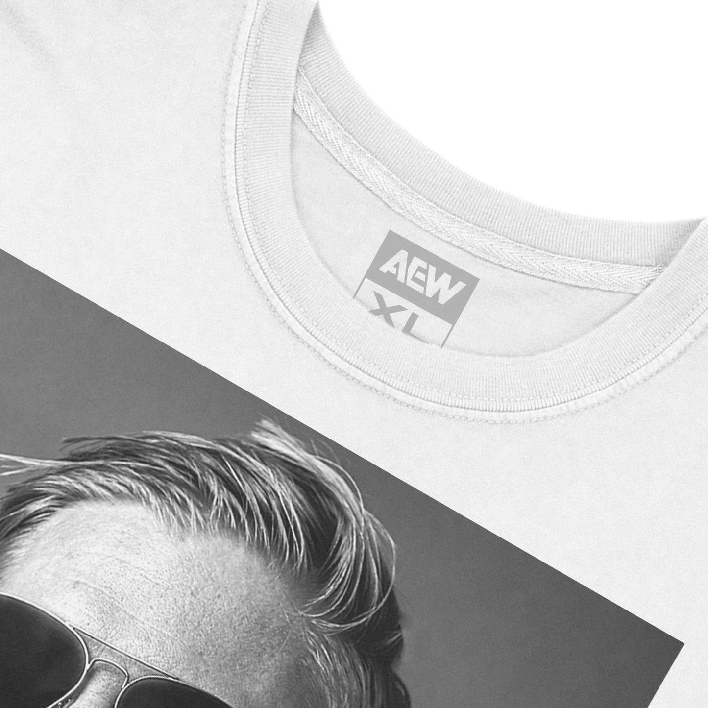 Orange Cassidy Yearbook Photo T-Shirt White T-Shirt PW Catalog