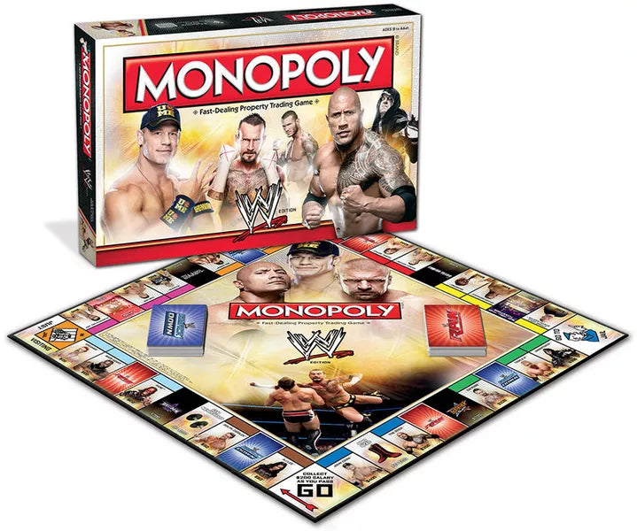 WWE Edition Monopoly Board Game Pwcatalog