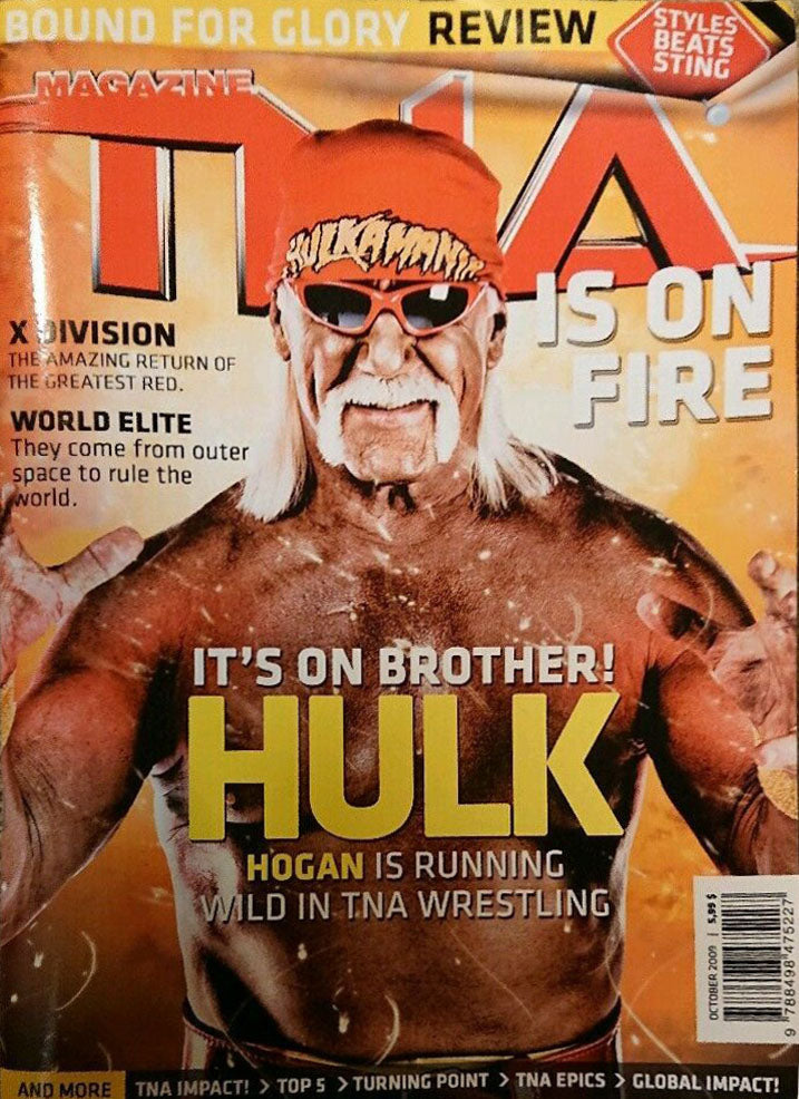 TNA Wrestling Magazine October 2009 (prototype not printed) Magazine PWcatalog