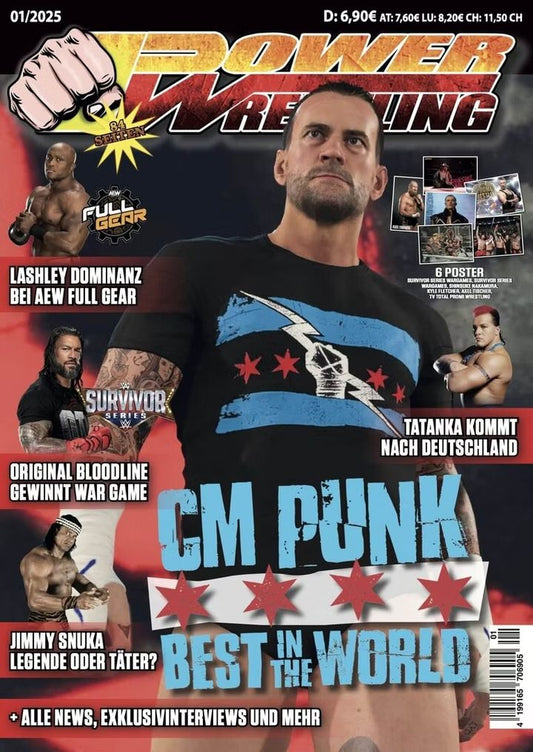 Power Wrestling Magazine January 2025 Magazine PWcatalog