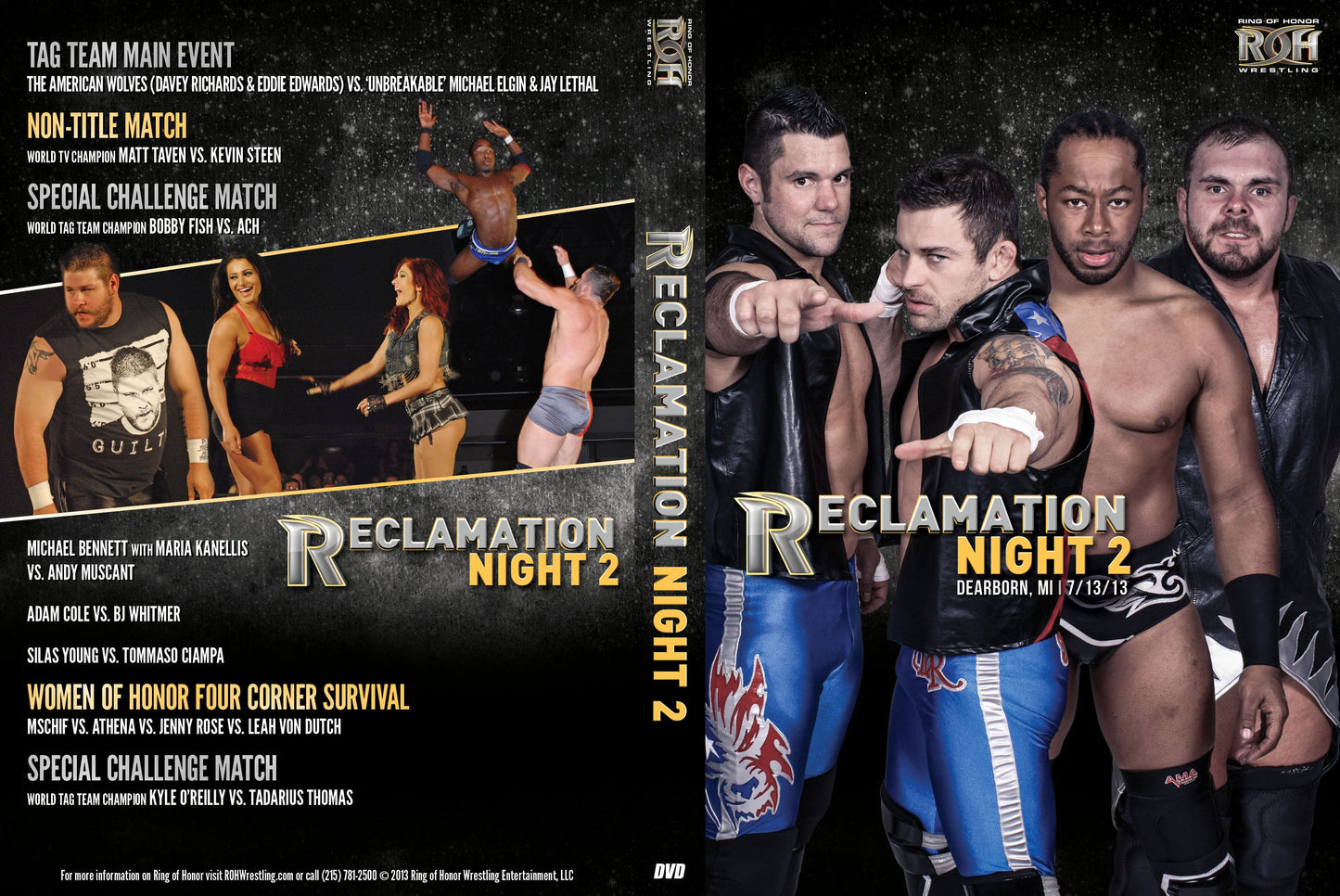 Reclamation Night 2- Dearborn, MI 7/13/13 (DVD)