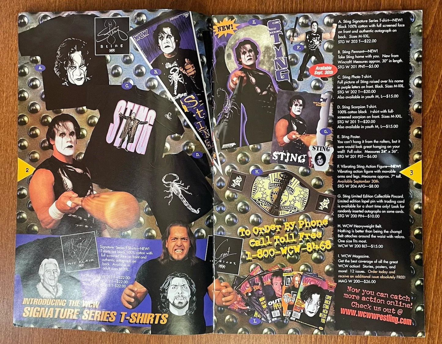 WCW Catalog 1997 Magazine PWcatalog