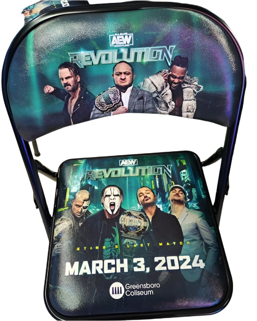 AEW Revolution 2024 Event Chair Chairs PWcatalog