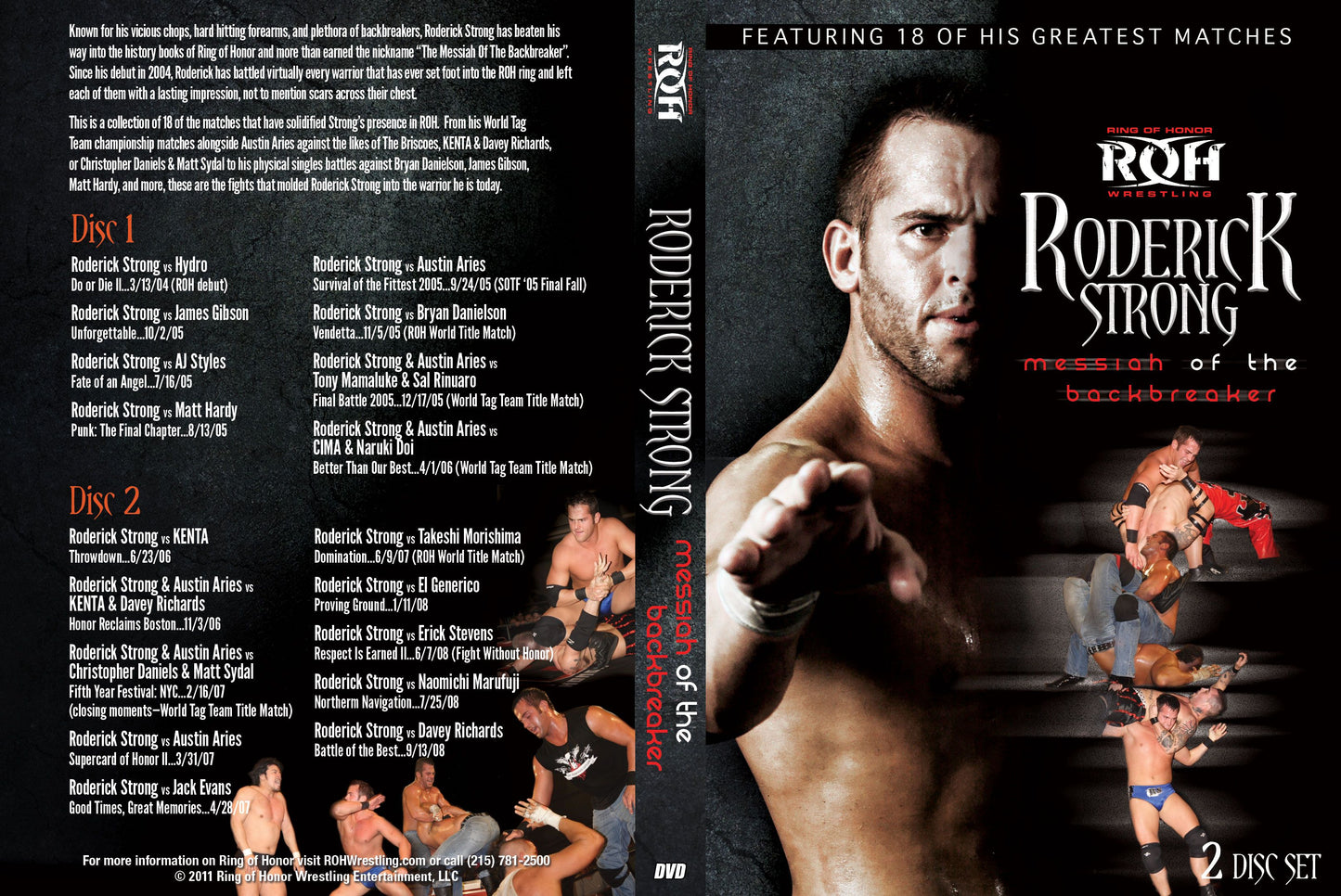 Roderick Strong: Messiah of the Backbreaker (2 Disc Set)