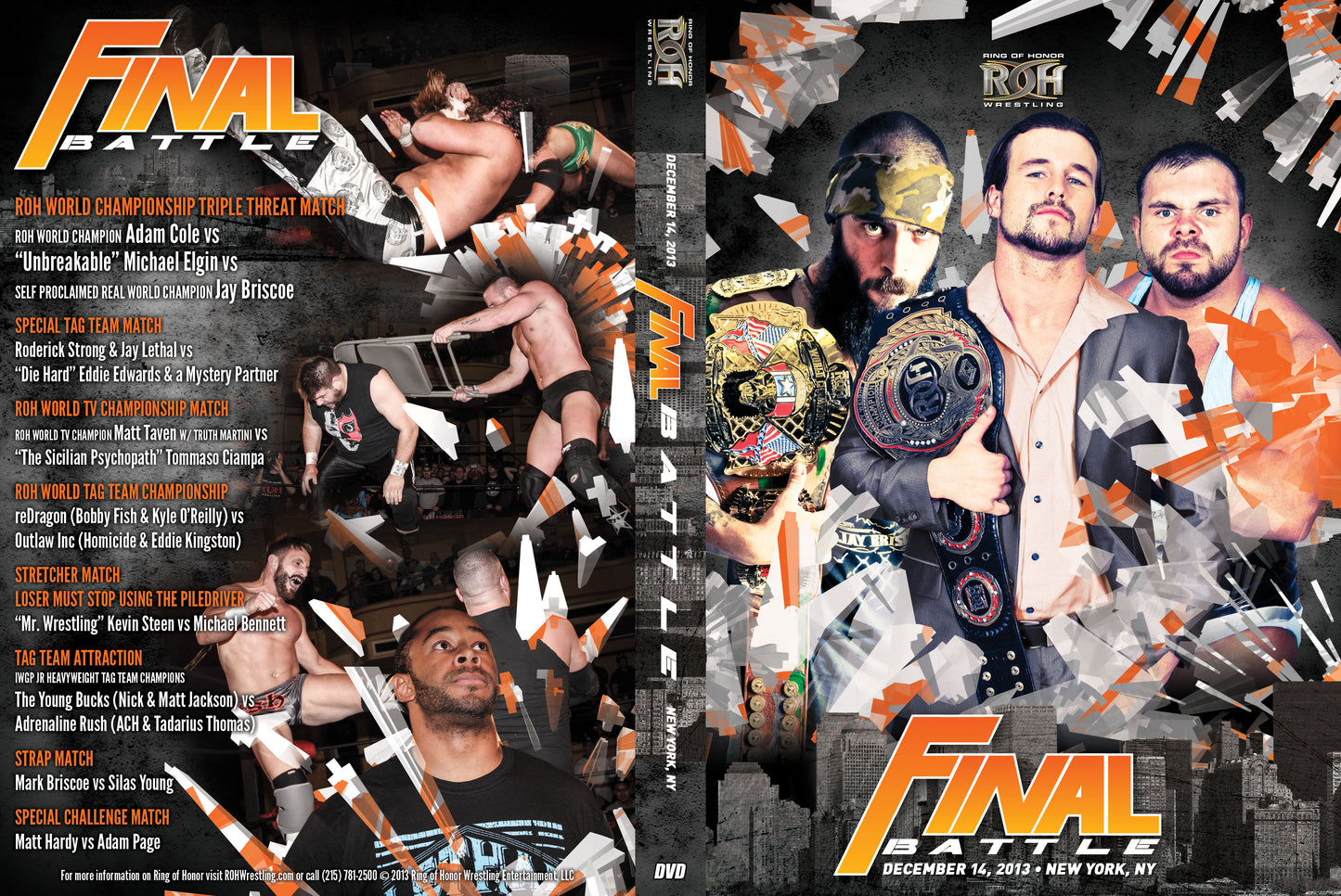FINAL BATTLE '13 (DVD) 12/14/13 - HAMMERSTEIN BALLROOM
