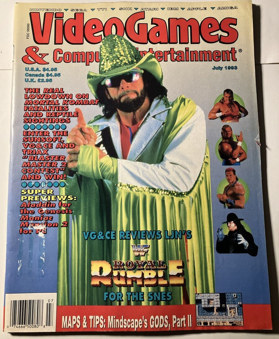 Videogames & Computer Entertainment Magazine July 1993 Magazine PWcatalog