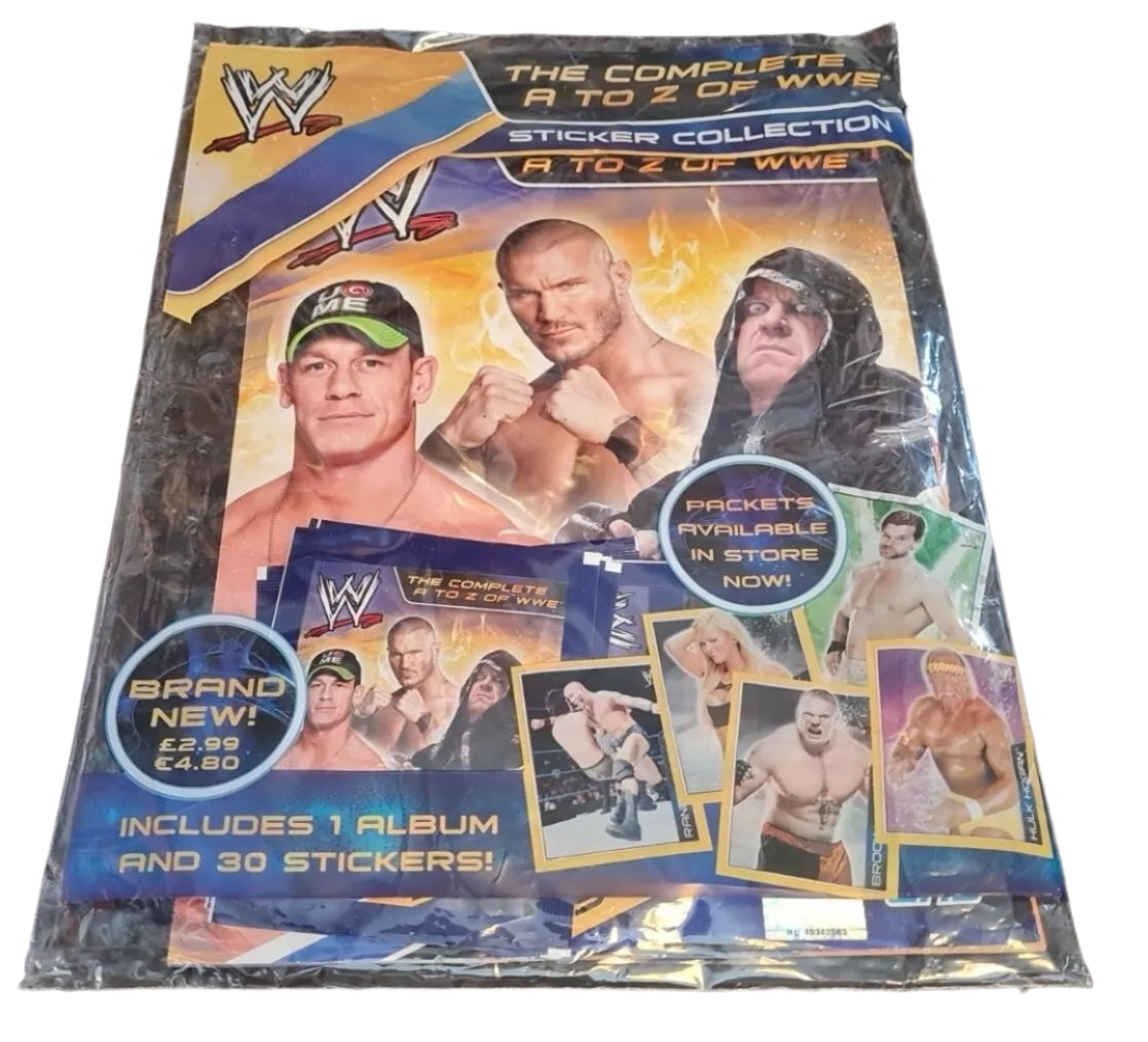 WWE The Complete A to Z WWE Stickers Album 2014 Stickers Album PW Catalog