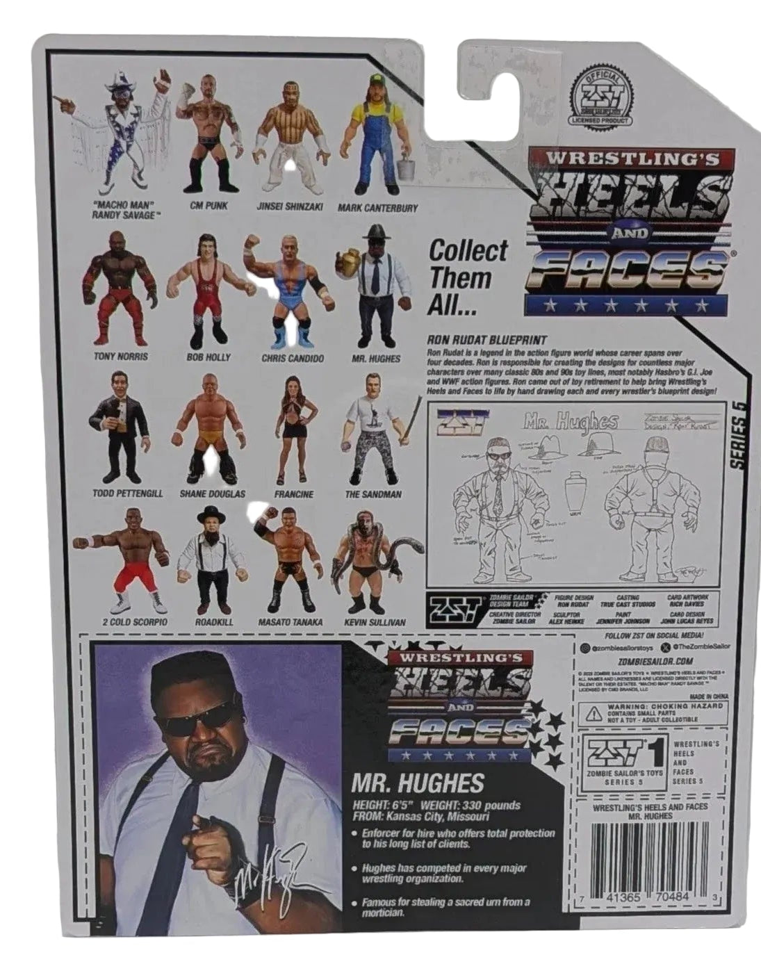 Zombie Sailor's Toys Wrestling's Heels & Faces 5 Mr. Hughes