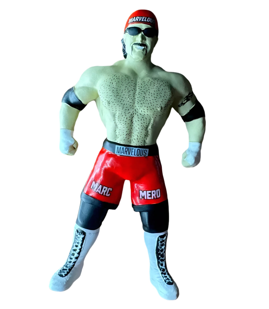 Major Wrestling Figure Podcast Major Bendies Series 7 Marc Mero Action & Toy Figures PWcatalog
