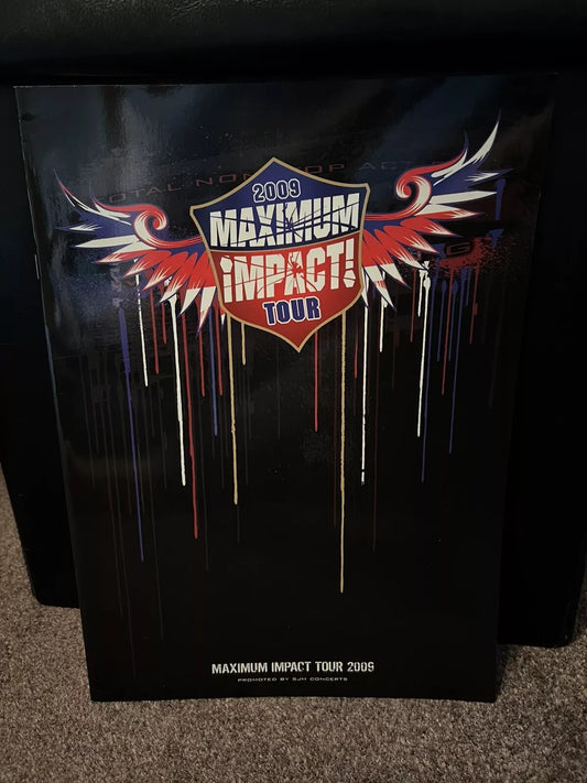 TNA Maximum Impact 2009 Tour program Magazine PWcatalog
