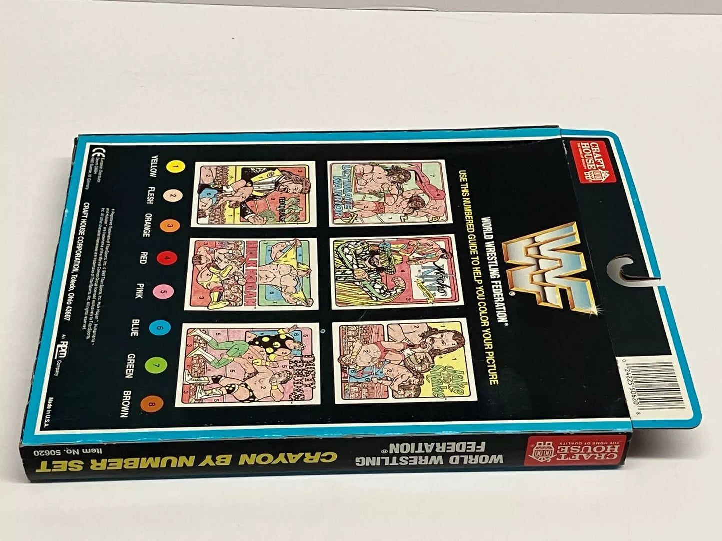 WWF Crayons by Number Ultimate Warrior 1990 PWcatalog