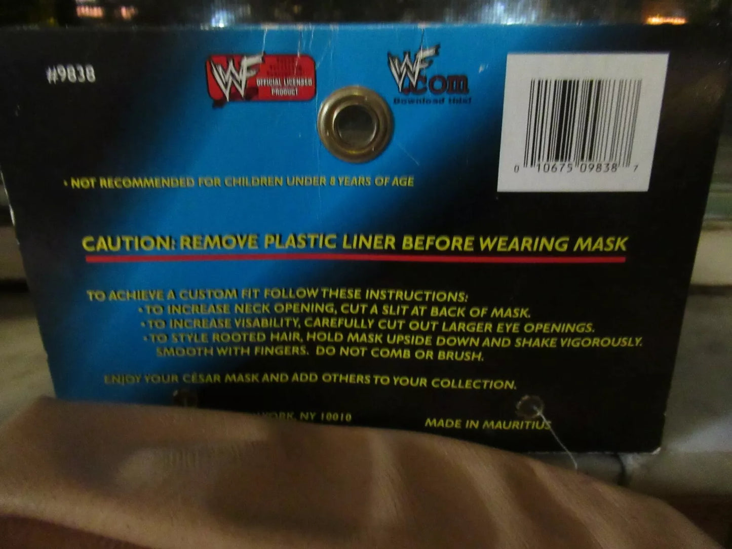 WWF Steve Austin Mask by Cesar 1999 PWcatalog