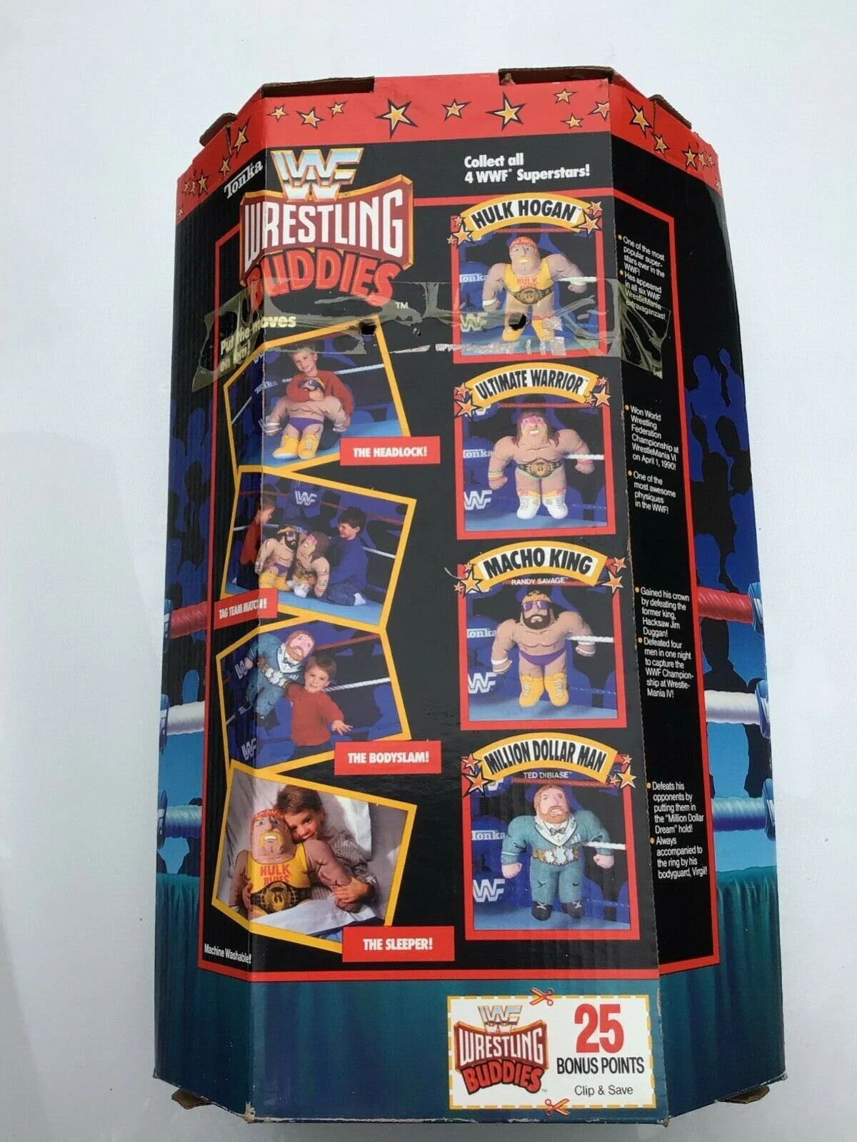 WWF Tonka Wrestling Buddies Ultimate Warrior Action & Toy Figures PWcatalog