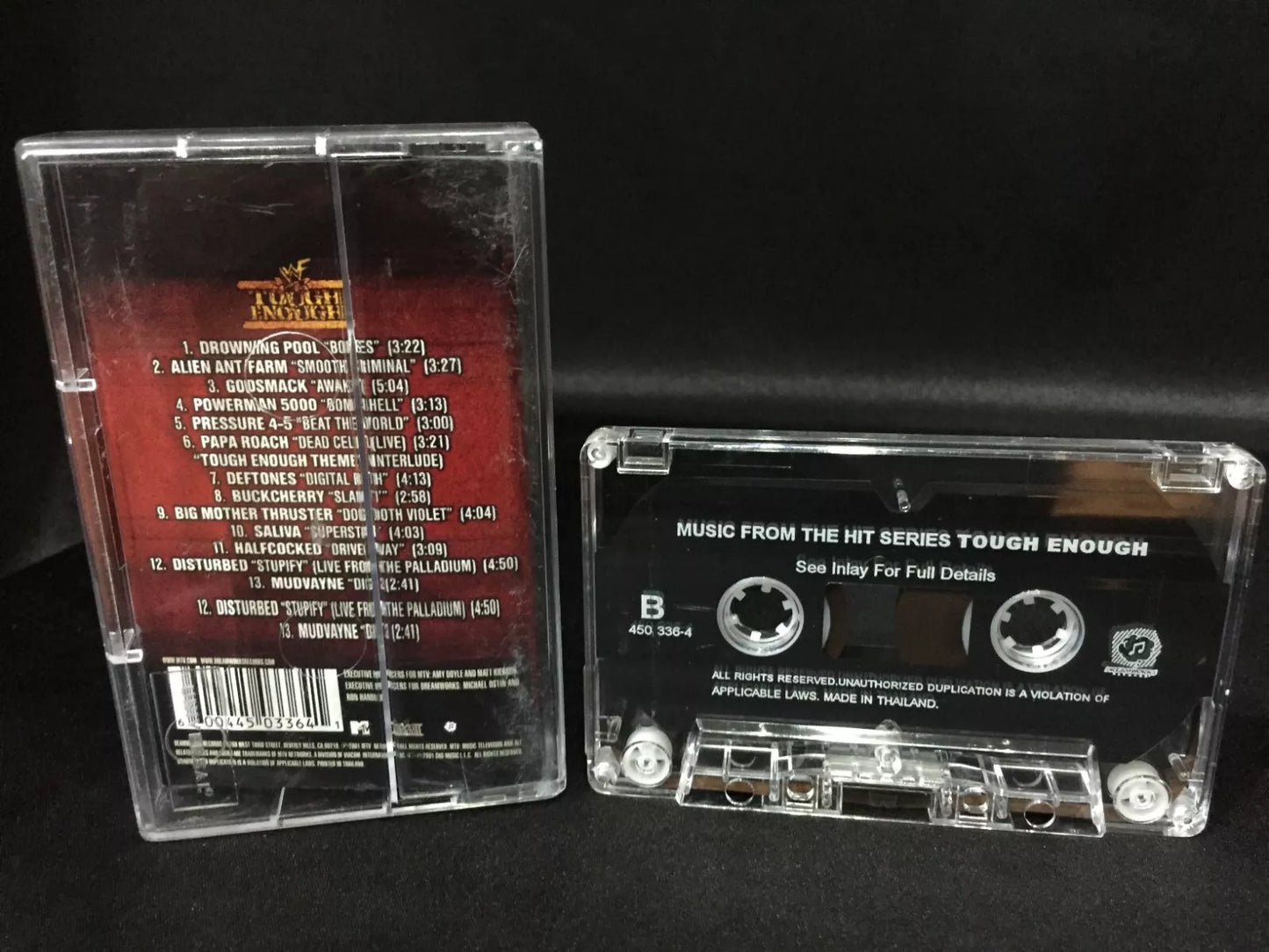 WWF Tough Enough Cassette 2001 Music CDs PWcatalog