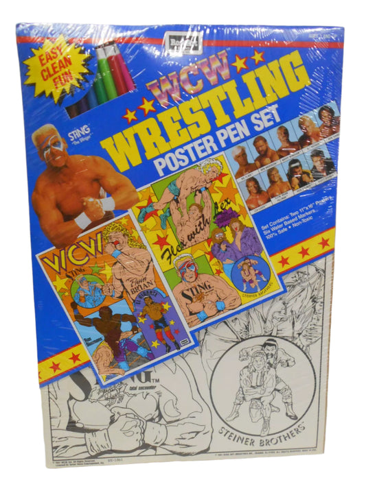 WCW Rose Art Poster & Pen Set