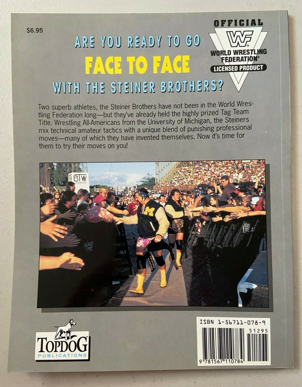 1994 WWF face to face Steiner Brothers Magazine PWcatalog