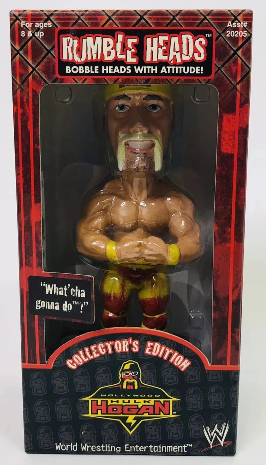 WWE Aspen Rumble Heads: Bobble Heads with Attitude! 1 Hollywood Hulk Hogan Action & Toy Figures PWcatalog