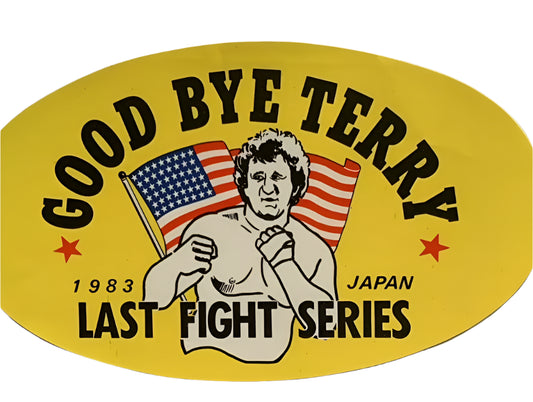 Terry Funk Sticker 1983 From Japan Pwcatalog