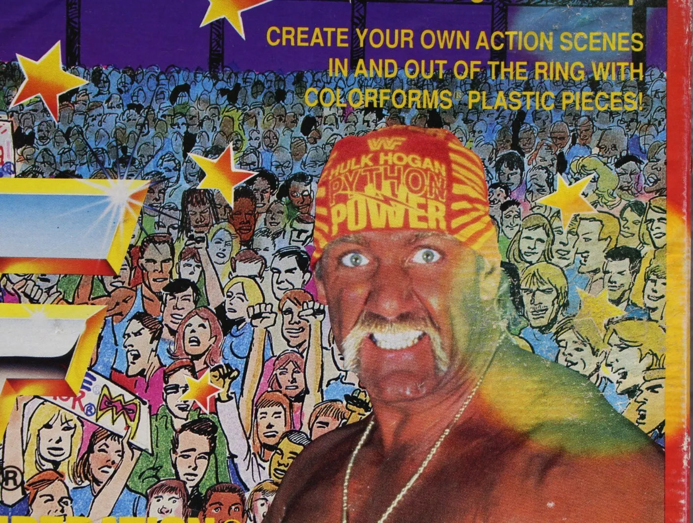 WWF Wrestling Action Set 1990 By Colorforms PWcatalog