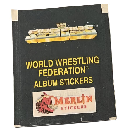 WWF Superstars Stickers Album 1990 Stickers Album PW Catalog