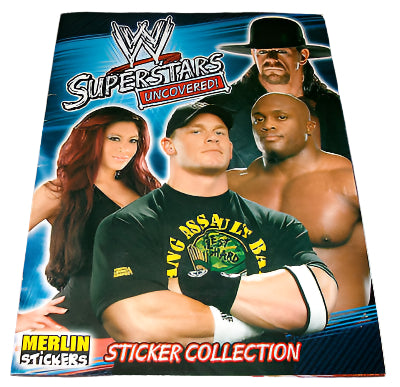 WWE Superstars Uncovered! Stickers Album 2007 Stickers Album PW Catalog