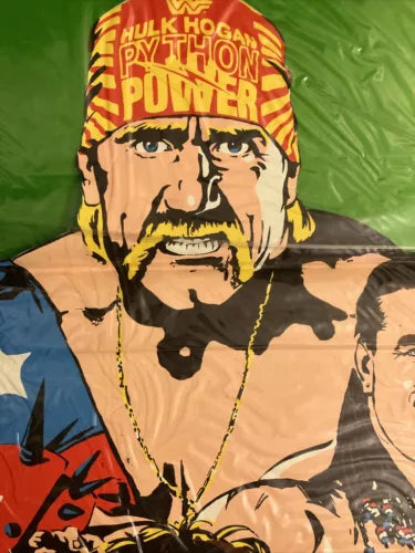 WWF Swim Bag 1991 Hulk Hogan, Ultimate warrior, Legion Of Doom & British Bulldog PWcatalog