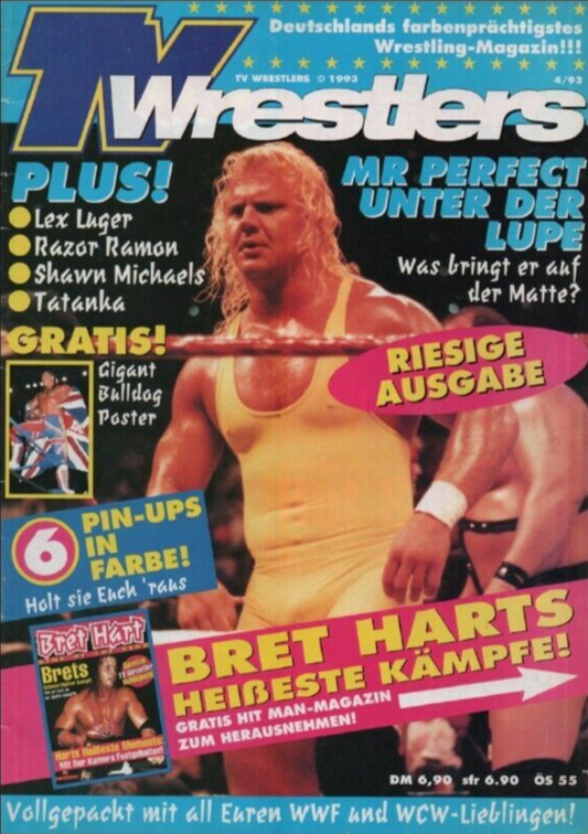 TV Wrestlers No. 4/1993 Germany Magazine PWcatalog