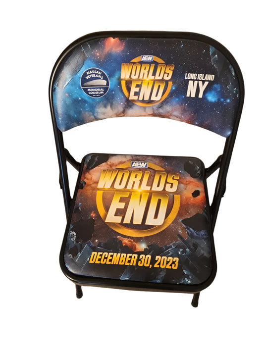 AEW Worlds End 2023 Event Chair Chairs PWcatalog