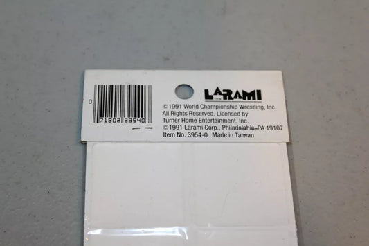 1991 Larami WCW Jumbo Vinyl Stickers (set of 18 on 3 cards) PW Catalog