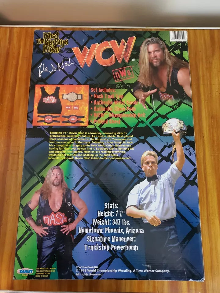 WCW Kevin Nash action set 1998 (Red) PWcatalog