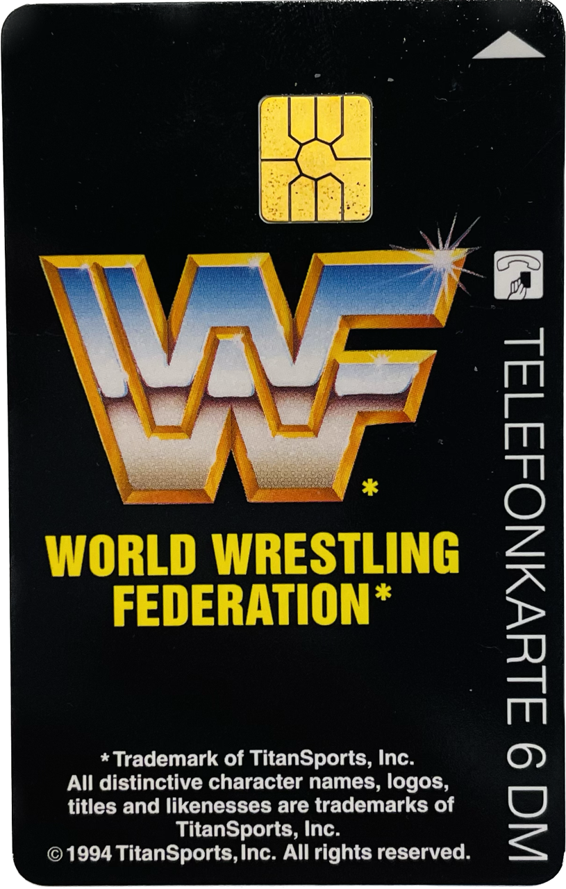 Bret Hart German Phone Card Pwcatalog