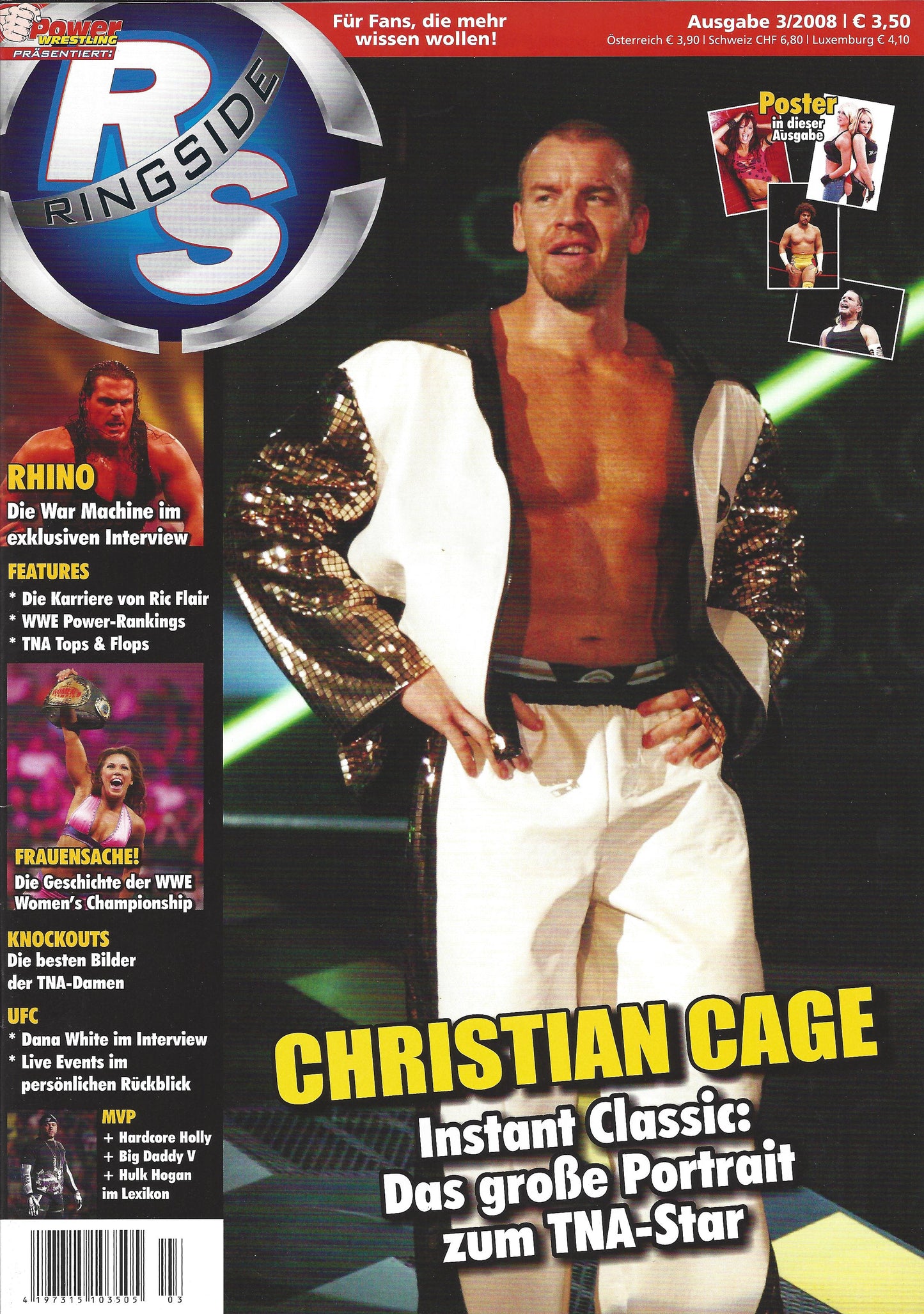 Ringside by Power Wrestling March 2008 Magazine PWcatalog