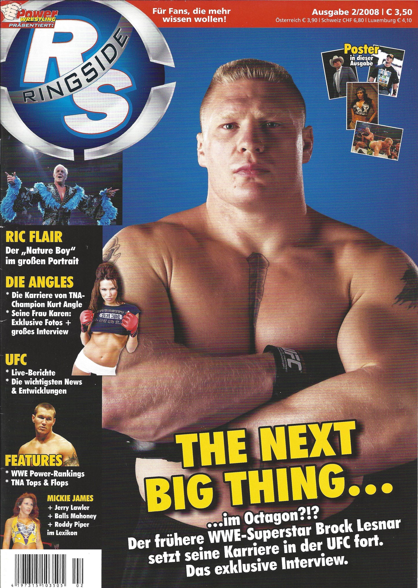 Ringside by Power Wrestling February 2008 Magazine PWcatalog