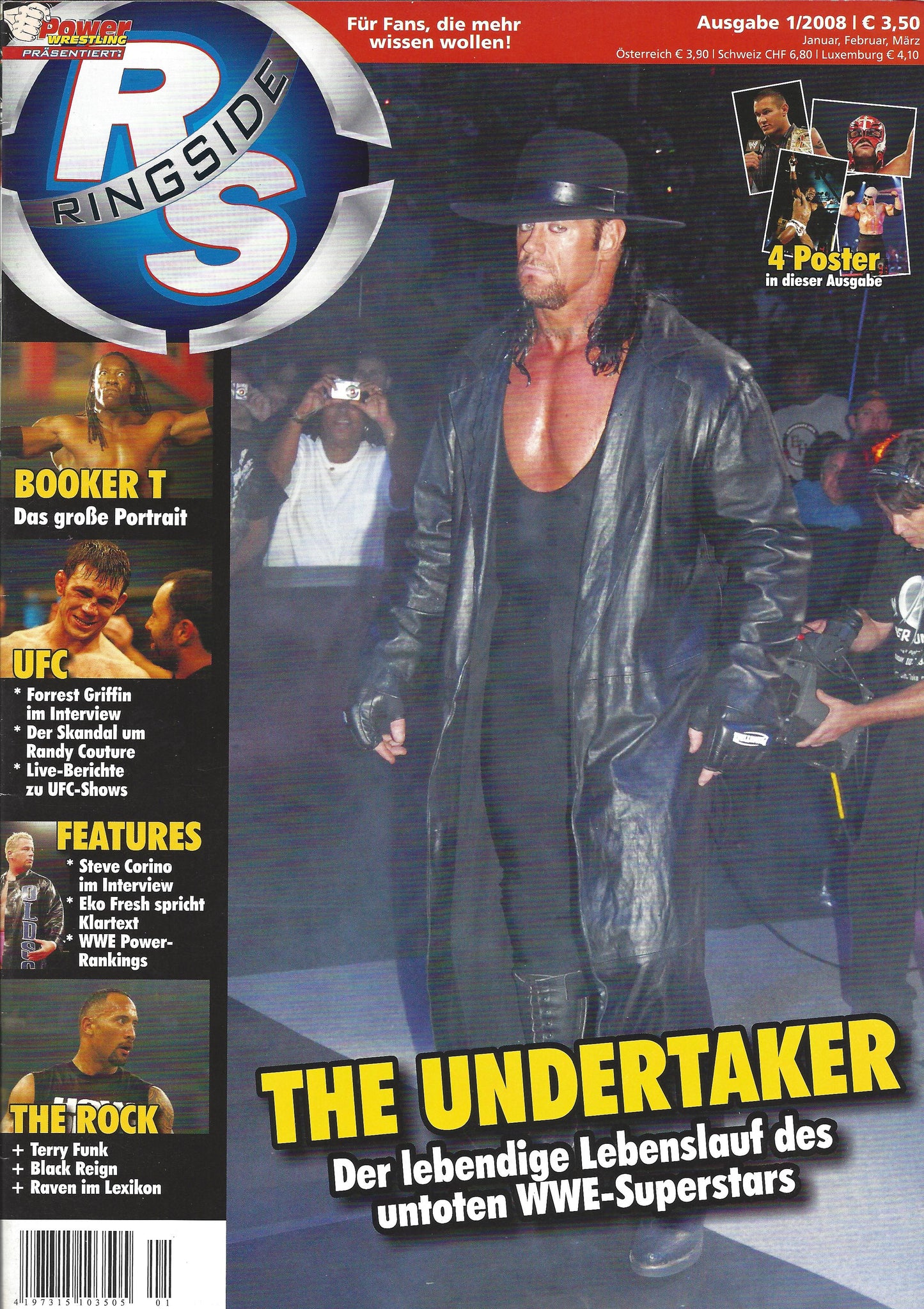 Ringside by Power Wrestling January 2008 Magazine PWcatalog