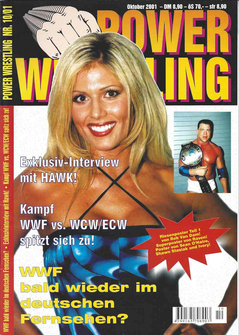 Power Wrestling Magazine October 2001 Magazine PWcatalog