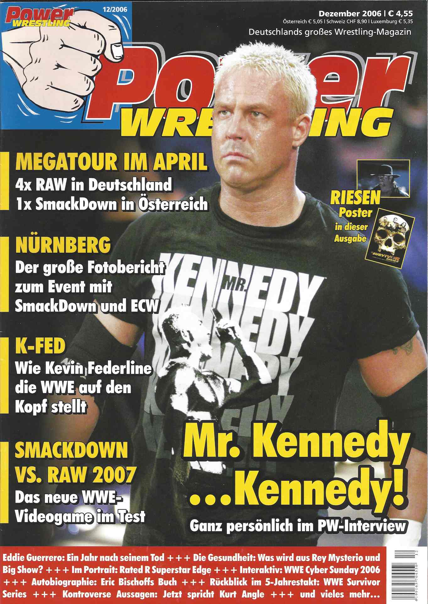 Power Wrestling Magazine December 2006 Magazine PWcatalog