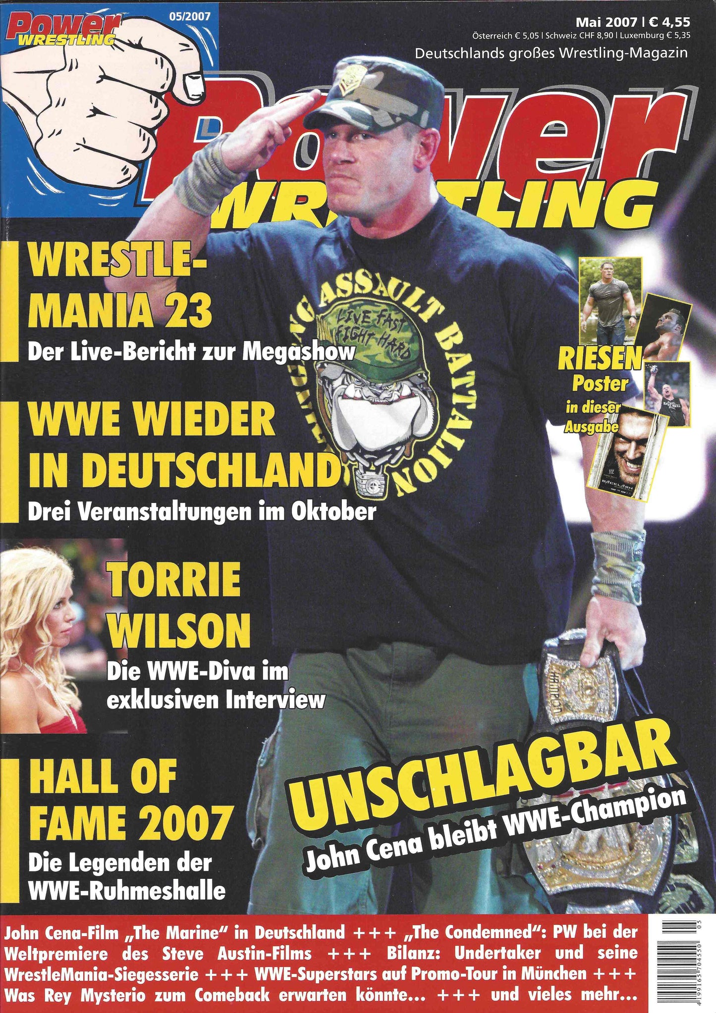 Power Wrestling Magazine May 2007 Magazine PWcatalog