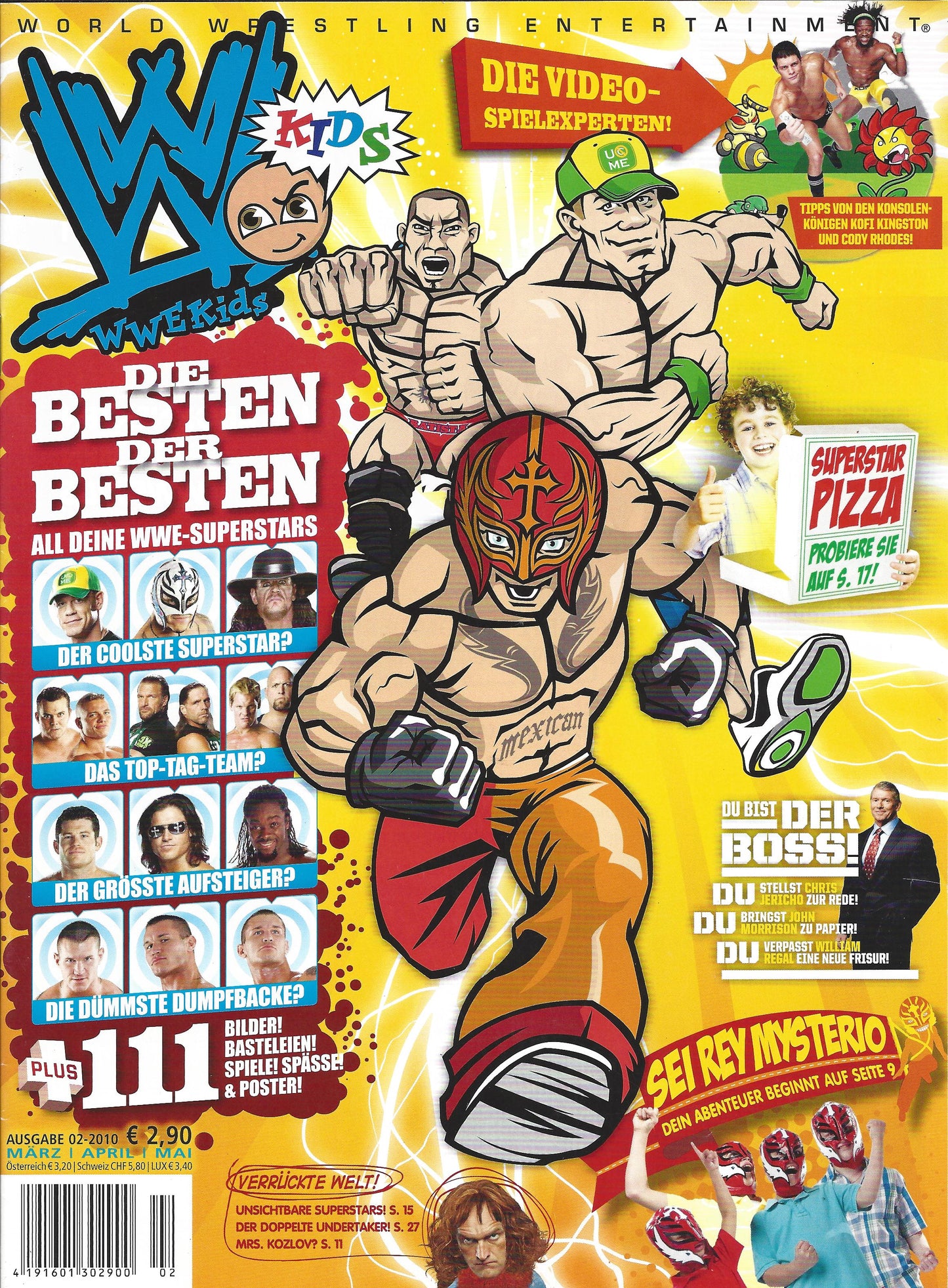 WWE Kids #4 March/April/May 2010 from Germany Magazine PWcatalog