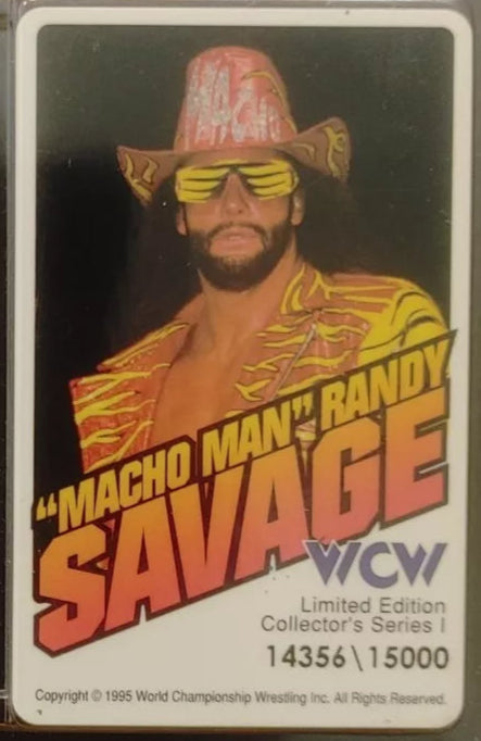 WCW Randy Savage Phone Card 1995 Pwcatalog