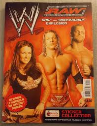 WWE Raw Stickers Album 2004 Stickers Album PW Catalog
