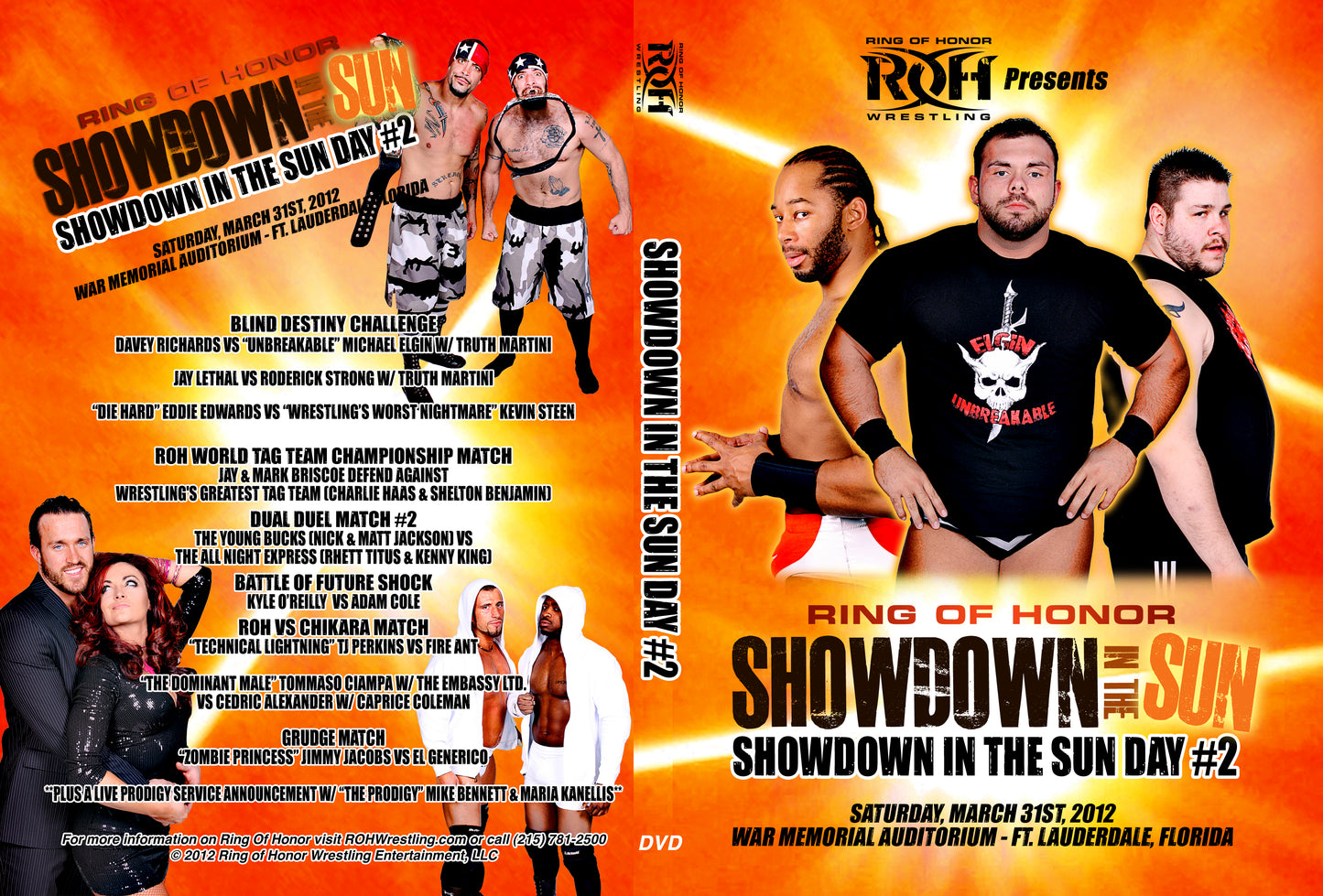 Showdown In The Sun: Day 2- Ft. Lauderdale, FL 3/31/12 (DVD)
