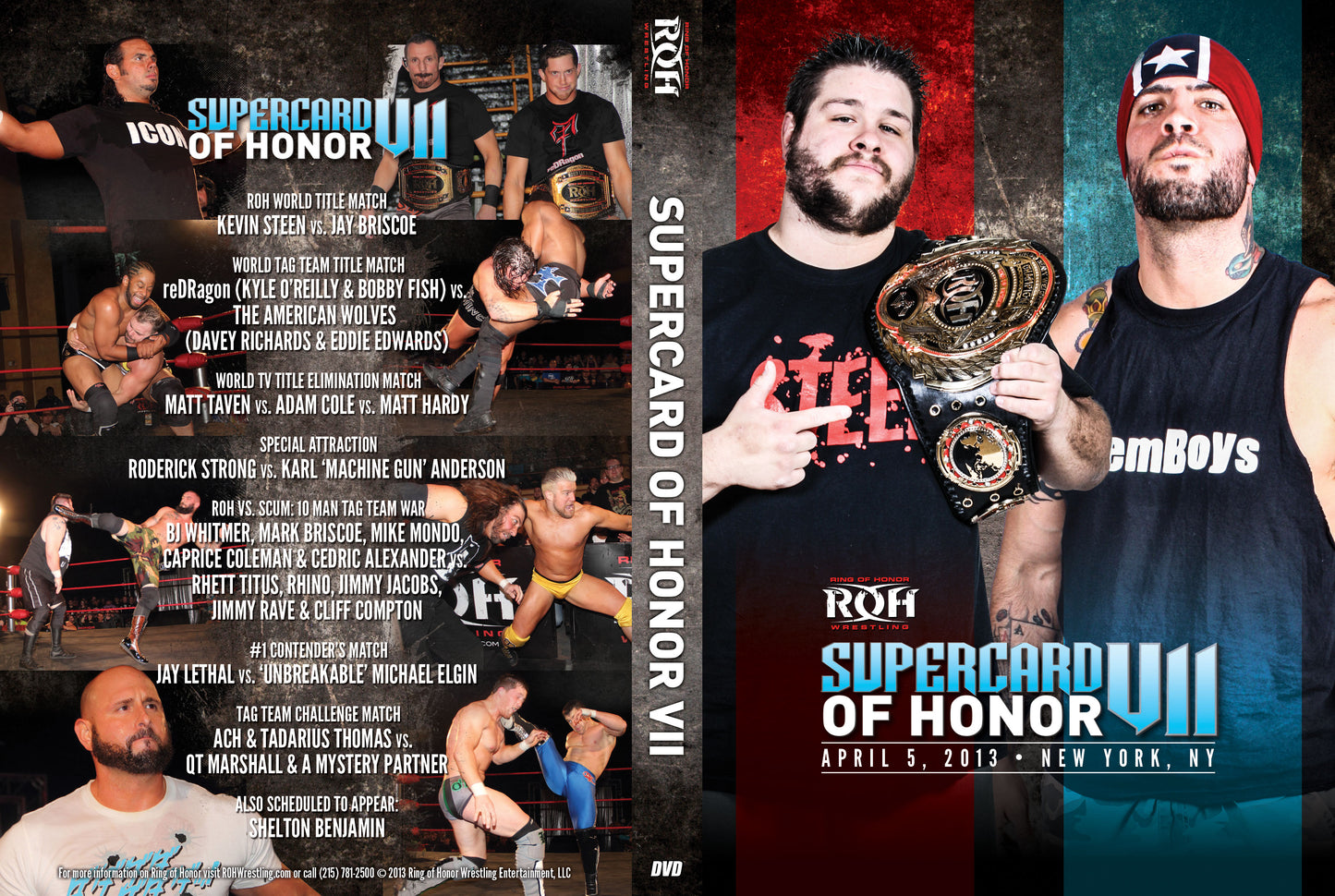 Supercard of Honor VII- New York, NY 4/5/13 (DVD)