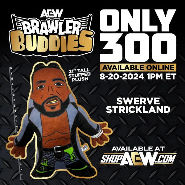 Swerve Strickland AEW Brawler Buddies 2024 limited 1-300 Pwcatalog