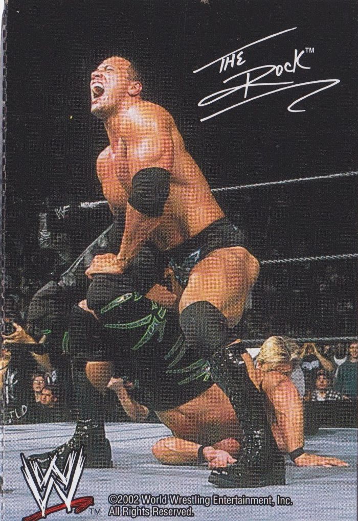 The Rock WWF Ice Cream Cut-out 2002 Good Humor PW Catalog