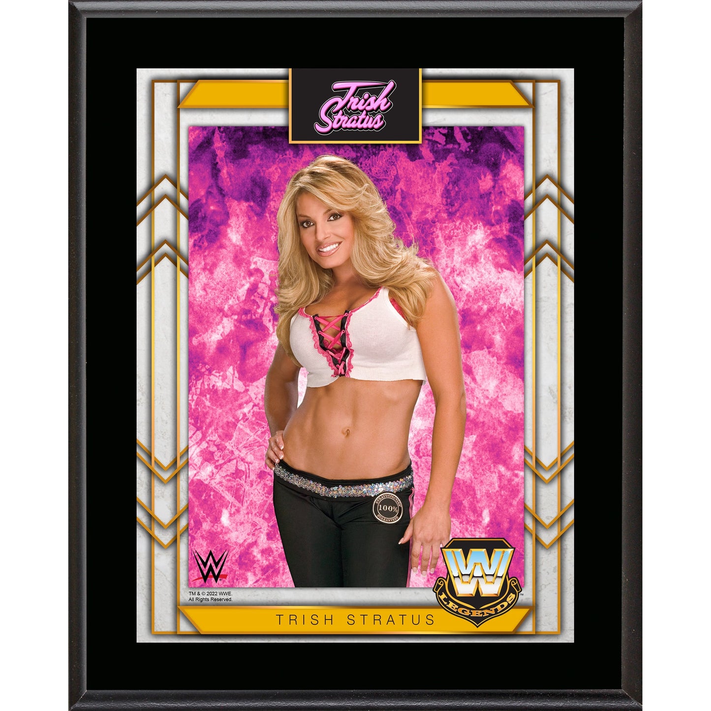 Trish Stratus 10.5" x 13" Sublimated Plaque