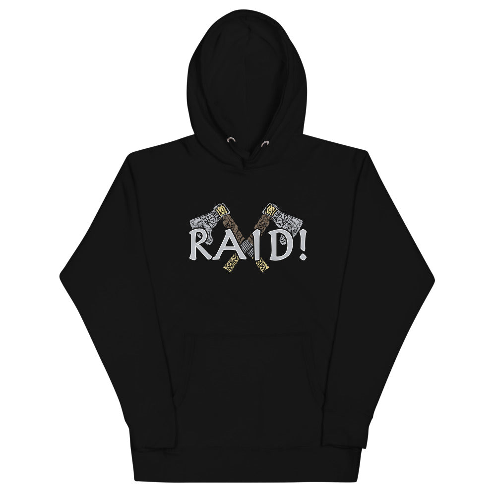 Viking Raiders "RAID!" Pullover Hoodie Sweatshirt