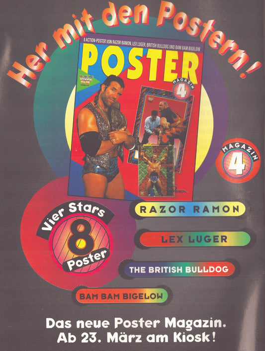 WWF Poster Magazine #4 from Germany (Unreleased)