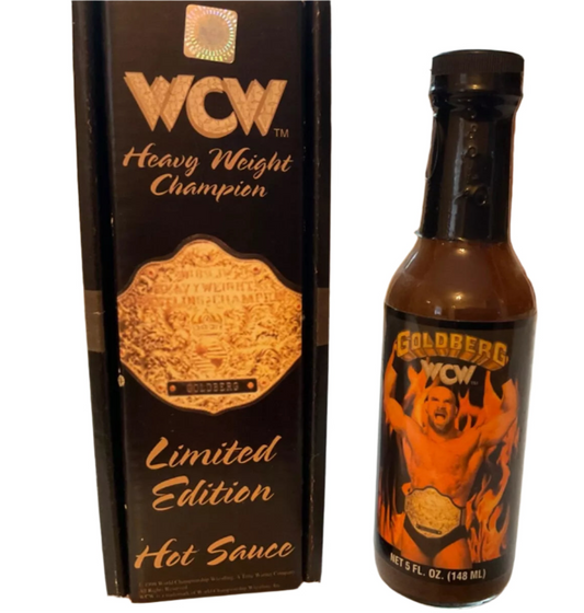 WCW Goldberg Hot Sauce PWcatalog